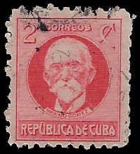 Cuba #265 Used LH; 2c Maximo Gomez (1917) (2)