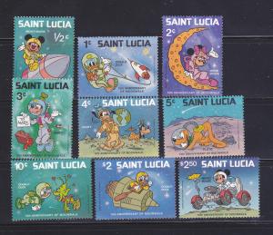 St Lucia 491-499 Set MNH Disney