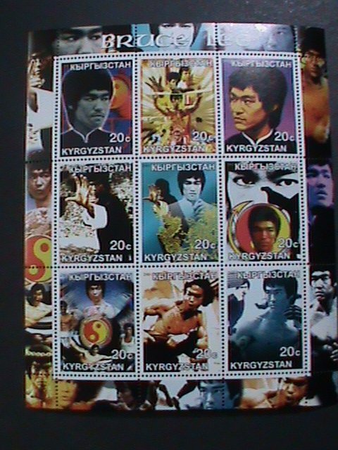 KYRGYZSTAN-2001- WORLD FAMOUS MOVIE STAR-BRUCE LEE-MNH SHEET VERY FINE