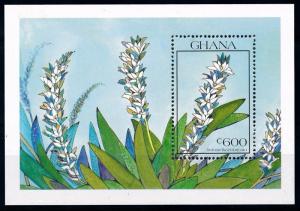 [64940] Ghana 1990 Flora Flowers Blumen Orchids Souvenir Sheet MNH