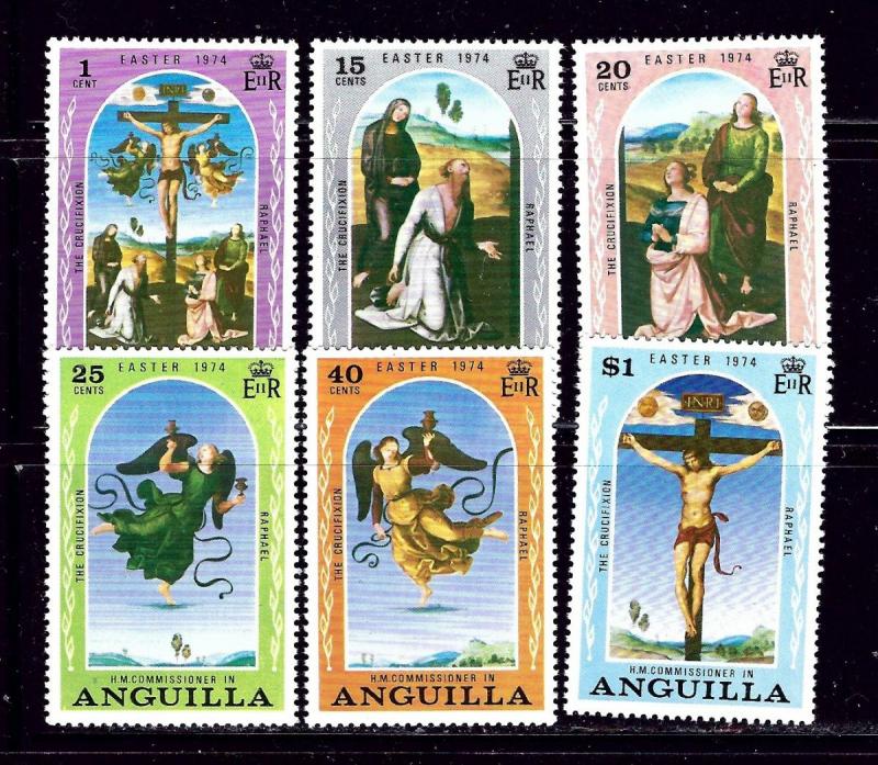Anguilla 187-92  MNH 1974 Easter