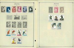 Belguim 1850-1972 Mint & Used Hinged on 46 Scott International Pages