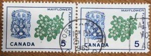 Canada #420 F/VF used pair, almost SON Port Arthur CDS!