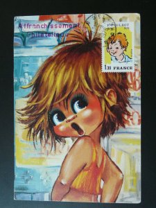 child Poulbot comics maximum card Belgium 1979