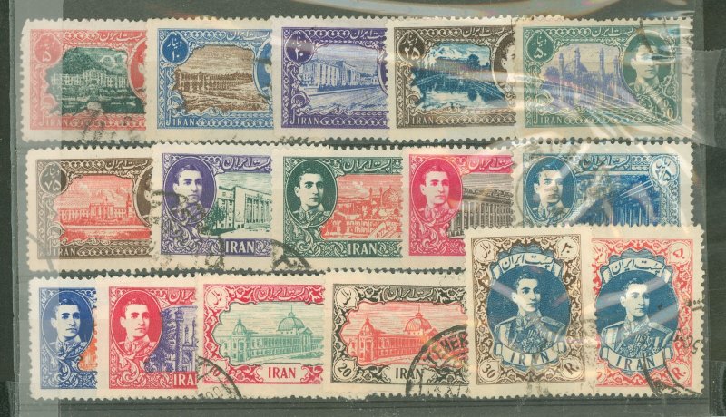 Iran #915-930 Used Single (Complete Set)