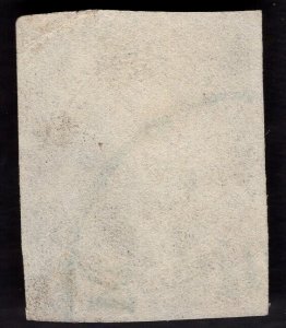 US #17 Very Fine/Used. Pretty blue town cancel. w/PSAG Cert.