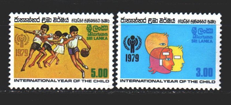 Sri Lanka. 1979. 502-3 from the series. International Year of Children, Sport...