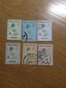 Macao  # 383-88  used