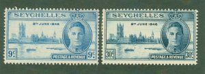 SEYCHELLES 149-50 MH BIN $1.00