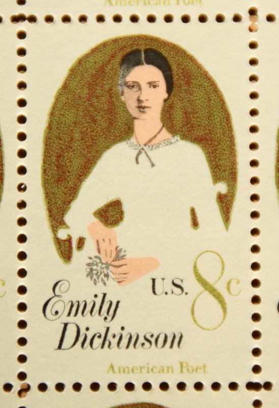 1971 sheet, Emily Dickinson Sc # 1436