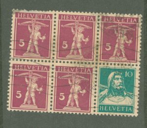 Switzerland #160a Used Multiple