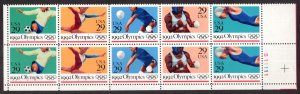 United States Scott #2641A MINT Plate Block NH OG, 10 beautiful stamps!