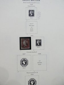 EDW1949SELL : GREAT BRITAIN Mint & Used collection on album pages. 