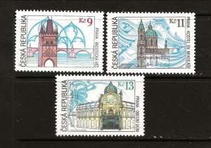 Czech Republic Sc 3123-5 NH SET of 2000 - Prague Landmarks
