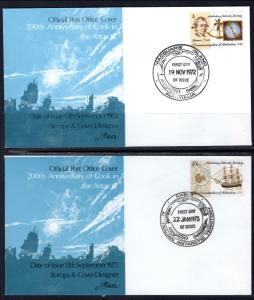 Australian Antarctic Territory L21-L22 Set of Two U/A FDC