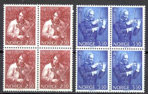 Norway Sc# 861-862 MNH block/4 1985 Europa