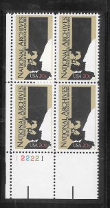 #2081 MNH Plate Block