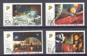 Singapore Sc# 514-517 SG# 564/7 Used 1987 Science Center