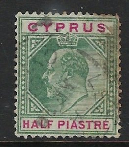 Cyprus 50 Used 1904 issue (ap9781)