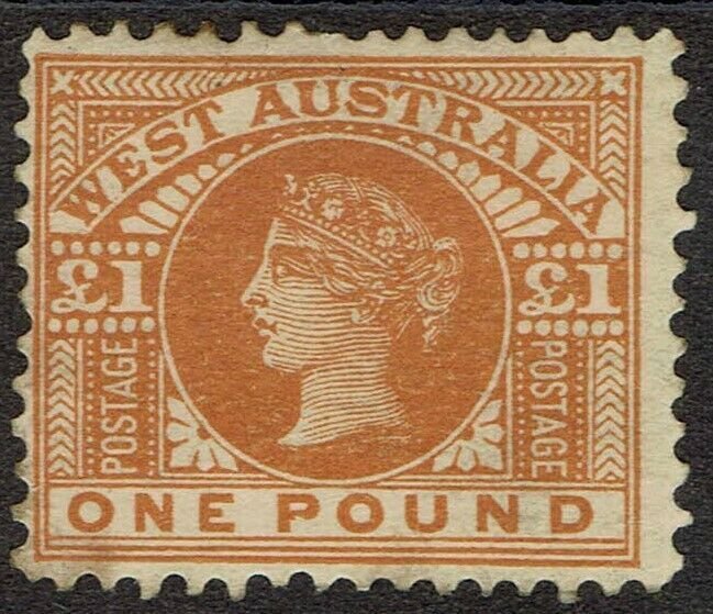 WESTERN AUSTRALIA 1902 QV 1 POUND