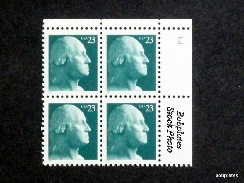 BOBPLATES #3616 Washington Plate Block F-VF NH SCV=$25 ~See Details for #s/Pos