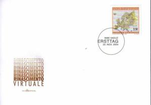 LIECHTENSTIEN  DIGITAL PALIMPSEST RESERCH 1V COMPLETE SET ON FDC #  7515