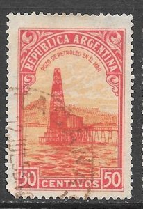 Argentina 444: 50c Oil Well, used, F-VF