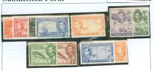 Cayman Islands #100-108/114-115 Unused Single