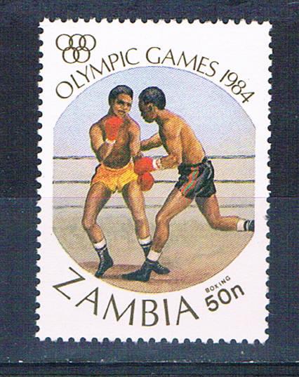 Zambia 307 Unused Olympics Boxing 1984 (Z0006)+