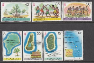 Tuvalu 85-91 MNH VF