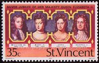 St. Vincent SG#509 Mint - 1977 35c.  - Kings, Events, Queens