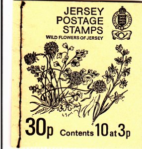 Jersey - 1973 - 30p Wildflowers - Booklet