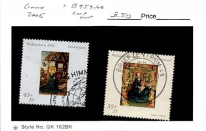 Germany, Postage Stamp, #B959-B960 Used, 2004 Christmas (AE)