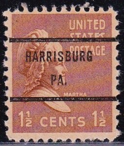 Precancel - Harrisburg, PA PSS 805-71 - Bureau Issue