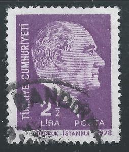 Turkey #2068 2 1/2L Kemal Ataturk