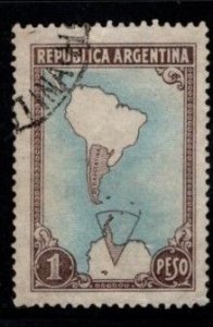 Argentina  - #594 Map  - Used