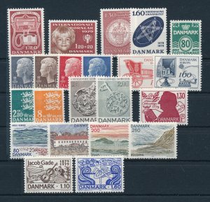 Denmark 1979 Complete Year Set  MNH