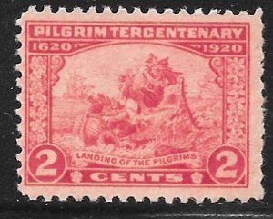 USA 549: 2c Landing of the Pilgrims, MH, F-VF