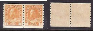 Canada-Sc#151-unused NH 3c KGV scroll-1928-