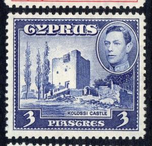 Cyprus 1938 Early Issue Fine Mint hinged Shade of 3p. 310271