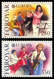 Faroe Islands 1985 Scott #125-126 Mint Never Hinged