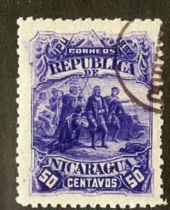 NICARAGUA 45 USED SCV $7.00 BIN $2.75 PEOPLE, UPU