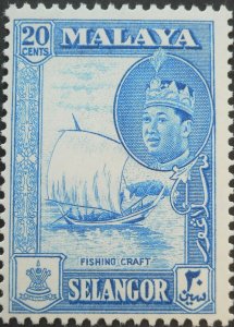 Malaya/Selangor 1962 Twenty Cents SG 135 mint