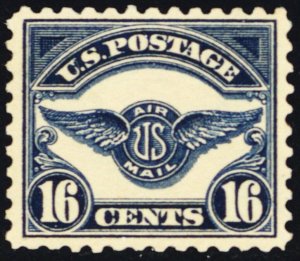 C5, Mint VF NH 16¢ Very Pretty & Fresh Stamp -- Stuart Katz