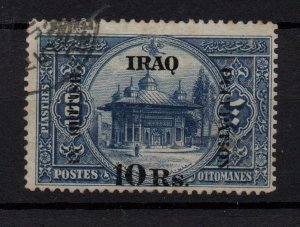 Iraq Br Occupation 10R on 100PI good used SG14 WS37946