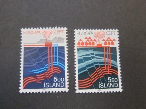 Iceland 1983 Sc 573-74 set MNH