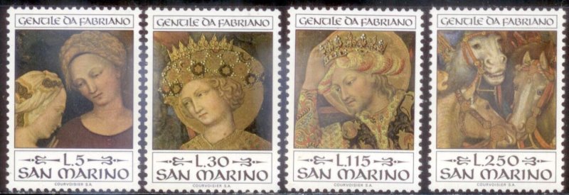 San Marino 1973 SC# 828-31 Art MNH-OG E170