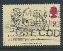 Great Britain SG 1405  Used   - Edweard Lear