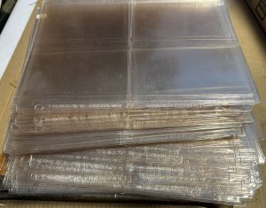 POSTCARDS STORAGE & DISPLAY 20TH CENTURY PLASTICS 137 PAGES (4) EACH 3.5 X 5.5