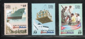 CUBA Sc# 4594-4596  CERRO PELADO DECLARATION shipping CPL SET OF 3   2006  MNH